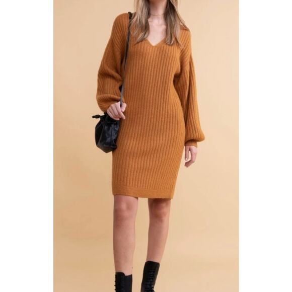 NWOT Rachel Parcell Oversized Sweater Dress S - Picture 1 of 12